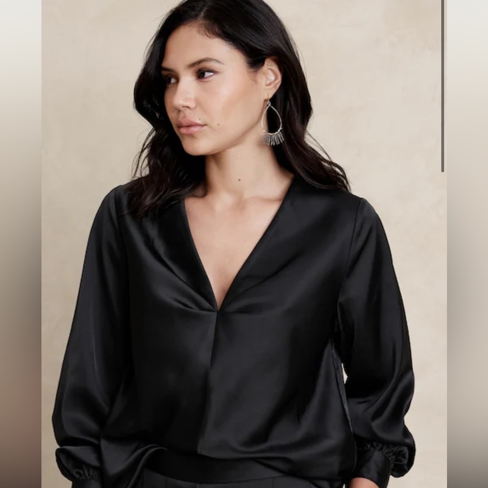 Banana Republic Satin Blouse
